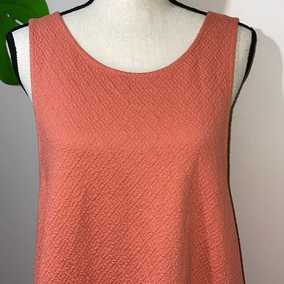 Free People Easy Street Cootton Blend Mini Dress in Coral size Medium - Picture 11 of 12